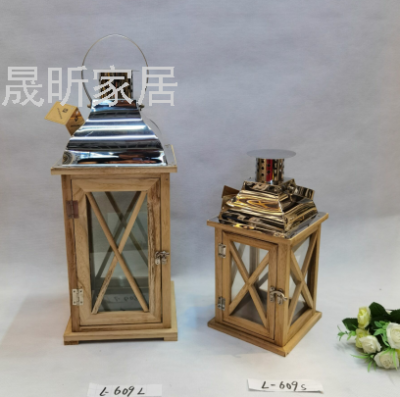 European Storm Lantern Candlestick Floor Aromatherapy Candle Iron Storm Lantern Craftwork Storm Lantern Candlestick Bedroom Decoration