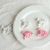 Korean Style Fresh Handmade Earrings Cute Resin Acrylic Pink Pony DIY Earring Accessories