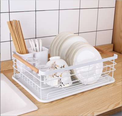 Hot Sale Kitchen Storage Dish Rack Draining Rack Draining Rack Japanese-Style Iron Storage Rack Metal Storage Rack