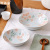 Japanese Underglaze Color Craft with 10 Heads and 4-Person Tableware Set Gift Box