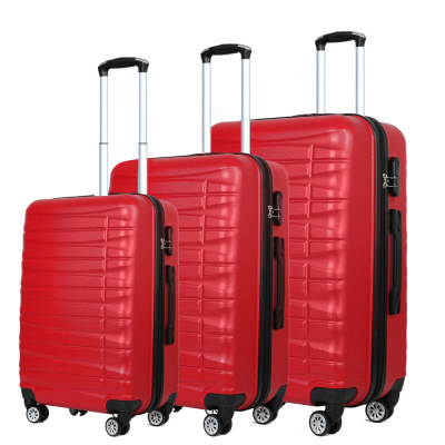 Factory Factory Wholesale Luggage Suitcase Universal Wheel ABS Zipper Thickening Wear-Resistant Waterproof Trolley Case L