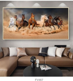 Horse Flower Landscape Oil Painting and Mural Decorative Painting Photo Frame Cloth Painting Decorative Calligraphy and Painting Hanging Painting Sofa and Bedside