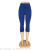 Joya New Cropped Pants Yoga Pants Women's Stitching Mesh Double-Layer Pocket High Waist Tight Leggings Running Sports