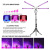 Folding Tripod Plant Lamp Led30w40w Remote Control Plant Lamp Full Spectrum Plant Growth Lamp Fill Light