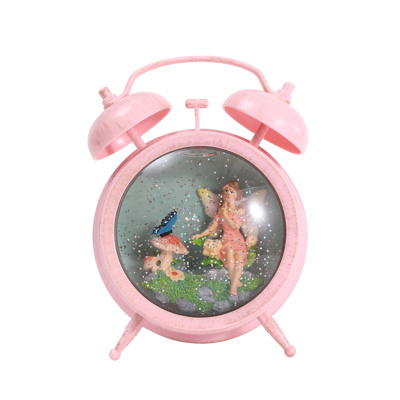 New creative cartoon water lamp LED luminous alarm clock sha