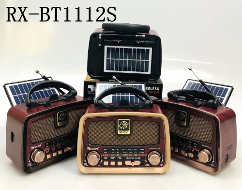 Rx1112s Card with Solar Panel. With Bluetooth Player 