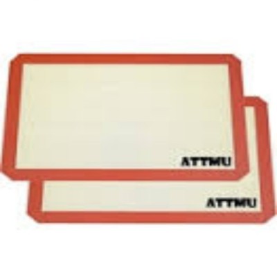 2022 Hot selling custom size Non stick Heat resistant Reusable Silicone baking mats 2/3 SIZE 18.75X13'' 47.6X33CM