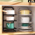 Kitchen Dish Storage Rack Multi-Functional Storage Hot Pot Food Plate Multi-Layer Wall-Mounted Table Foldable Side Dish Rack