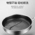 316 Stainless Steel Frying Pan Pan Less Lampblack Non-Stick Pan Household Uncoated Induction Cooker Applicable to Gas Stove Cross-Border