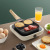 Fried Egg Pan Fried Egg Mold Two Holes Egg Frying Pan Bacon Pan Non-Stick Griddle Pancake Machine Home Breakfast