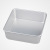 8-Inch Anode Square Loose Bottom Cake Pan Aluminum Alloy Anode Qi Feng Cake Mold 1.0mm Thick