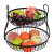 Removable Fruit Plate Living Room Home Fruit Plate Modern Fruit Basket Household Candy Tray Simple Personality Dessert Double Layer