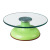 10-12-Inch Glass Cake Turntable Pattern Decorating Tool Non-Slip Decorative Turntable with Iron Sheet
