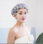 Double-Layer Waterproof Shower Cap Adult Female Shower Bath Kitchen Anti-Oil Smoke Toupee Foreign Trade Exclusive