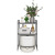 Trolley Side Table Dust Cover Purifier Storage Cabinet