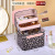 2022 New Leopard Leather Women's Large Capacity Cosmetic Case Portable Cosmetic Bag Compartment Travel Toiletry Bag