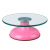 10-12-Inch Glass Cake Turntable Pattern Decorating Tool Non-Slip Decorative Turntable with Iron Sheet
