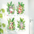 Grass Cat Green Plant Hand-Painted Cat Wall Stickers Living Room Bedroom Entrance Restaurant Decorative Stickers HT Series