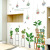 Green Plant Potted Wall Stickers Removable Cross-Border Hot Entrance Decoration Stickers Living Room Bedroom Sofa Cabinet HT Series