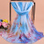 New Colorful Bamboo Leaf Flower Chiffon Long Scarves Wholesale Yiwu Women's Spring Scarf