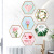 Hexagonal Wall Stickers Decorative Painting Stickers Removable Wall-Friendly Hot-Selling Stickers Hallway Background Decorative Painting HT