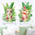 Grass Cat Green Plant Hand-Painted Cat Wall Stickers Living Room Bedroom Entrance Restaurant Decorative Stickers HT Series