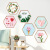 Hexagonal Wall Stickers Decorative Painting Stickers Removable Wall-Friendly Hot-Selling Stickers Hallway Background Decorative Painting HT