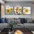 Beautiful High Quality Printing Sunflower Beauty Living Room Background Wall Decorative Painting Customized Restaurant Wall Painting Painting with Frame