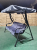 Spot Special Offer Luxury Teslin Cotton Four-Person Swing Outdoor Swing Chair Rocking Chair with Canopy Patio Chairs