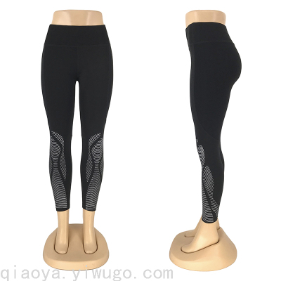 New Yoga Pants Ankle-Length Pants Design Color Offset Printing Tight High Waist Leggings Exercise Workout Pants Women