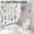 Toilet Floor Mat Bathroom Non-Slip Mat New Carpet Four-Piece Set Printing Shower Curtain 2021 Absorbent Floor Mat Christmas