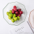B04-033 AIRSUN Small Fruit Plate Living Room Snack Tray Candy Plate Household Dried Fruit Tray Plastic Transparent Fruit Plate