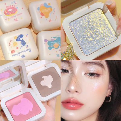 Blush Makeup Palette Dual-Use Matte Flash Brightening Nose Shadow Shadow Internet Celebrity Mashed Potato Highlight