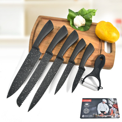 Factory Wholesale Kitchenware Set 6 PCs Kitchen Knife Fruit Knife Household Peeler Peeler Small Kitchen Knife Wholesale