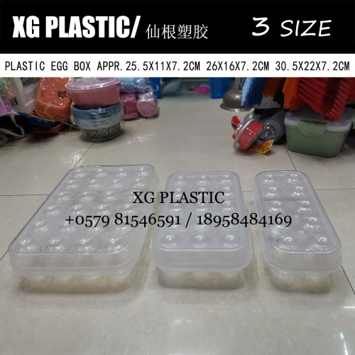Egg Box Plastic Egg Duck Egg Box Refrigerator Egg Holder Crisper 10 Grid 15 Grid 24 Grid transparent Egg Box
