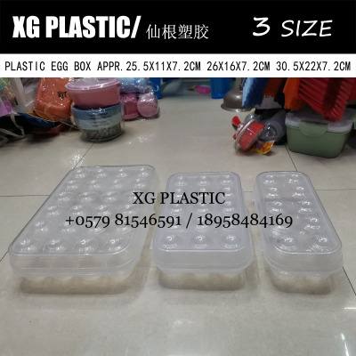 egg storage box plastic egg box refrigerator egg holder crisper 10/15/24 grid transparent egg box new arrival egg tray