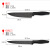 Factory Wholesale Yangjiang Kitchen Knife Kit Stainless Steel Black Non-Stick Knife 6-Piece Set Household Fruit Knife Set