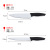 Household Black Pp Handle Stainless Steel Cutter Set 6-Piece Kitchen Meat Cleaver Chef Knife with Planer Set Knife