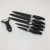 New Stainless Steel Black Knife Set 6-Piece Set with Planing Pp Handle Stainless Steel Cutter Set Household