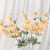 Artificial Flower Fresh Crab Claw Chrysanthemum Home Soft Decoration Living Room Decoration High-End Artificial Flowers 3-Head Hair Planting Rod Chrysanthemum