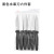 Factory Wholesale Stainless Steel Black Fruit Knife Six-Piece Set Household Melon/Fruit Peeler Kitchen Knives Wholesale