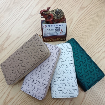 Wallet Middle East New Geometric Rhombus Y Letters Fashion Simple Pu Matte Women's Handbag Multifunctional Card Holder