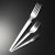 SOURCE Factory 410 Stainless Steel Spoon Torch Knife Fork Household Steak Knife, Fork And Spoon Coffee Spoon Western Food Wholesale