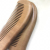 Factory Direct Sales Natural Log Peach Wooden Comb Handle Sparkling Style Mahogany Comb