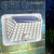 Solar 90led Wall Lamp Courtyard Four Sides Luminescent Lamp Human Body Induction Waterproof Outdoor All-in-One Light