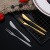 Manufacturer Stainless Steel Moon Cake Knife and Fork Two Teeth Fruit Fork Fruit Knife Dessert Small Fork Cake Pastry Fork Fruit Toothpick