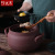Ceramic Pot King Old-Fashioned Glazed Casserole/Stewpot Household Gas Open Fire and High Temperature Resistance Dry Stew Pot Soup Casserole Earthen Casserole