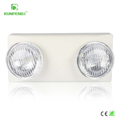 Fire Emergency Light LED Light Charging Wall-Mounted Double-Head Light New National Standard Double-Ended Emergency Light