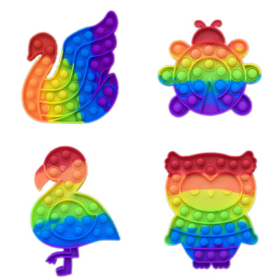 Rainbow Swan LADYBIRD Egret Owl Flying Animal Rat Killer Pioneer Children Bubble Music Educational Toys