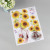 Sunflower 3D Vase Layer Stickers Living Room Bedroom Cabinet Door Wall Home Decoration Self-Adhesive Wall Sticker Decoration